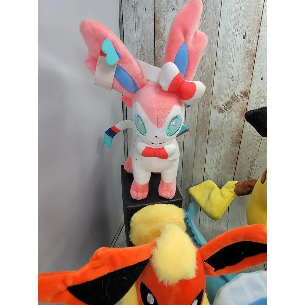 Vintage Pokemon stuffed toy Set Of 13 Plush Eevee, Pikachu, Umbreon & More